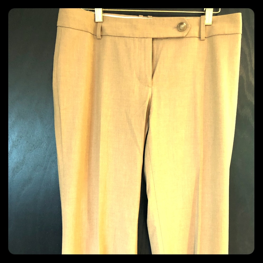Tan Loft pants .